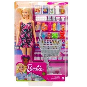 Barbie Shopping Time Doll &‎ Accessories Play Set New